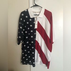 Men’s Bass Pro Shops American Flag Polo Shirt - Size XL